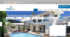 Desktop Screenshot of hogarplusinmobiliaria.com