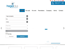 Tablet Screenshot of hogarplusinmobiliaria.com